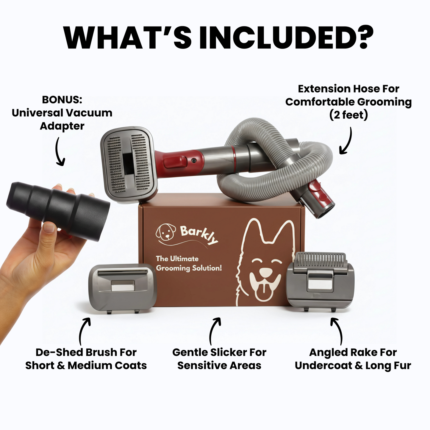 Self-Cleaning Grooming Kit